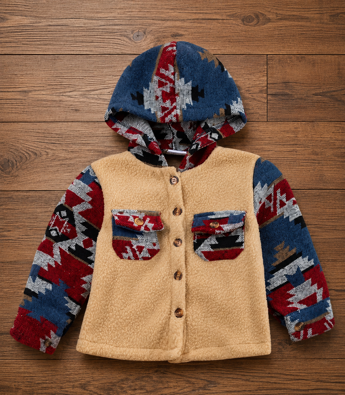 Sherpa Aztec Shacket