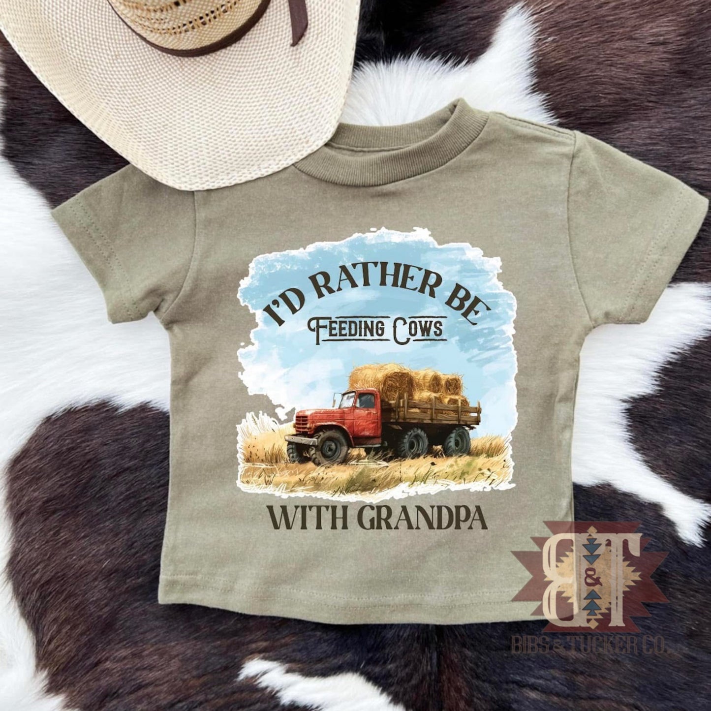 *Feeding Cows With Grandpa