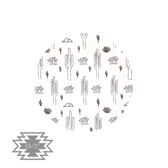 Cactus Dessert Plates (Set Of 8)