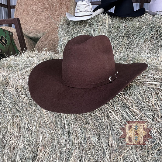 Brown Gold Ariat Felt Hat