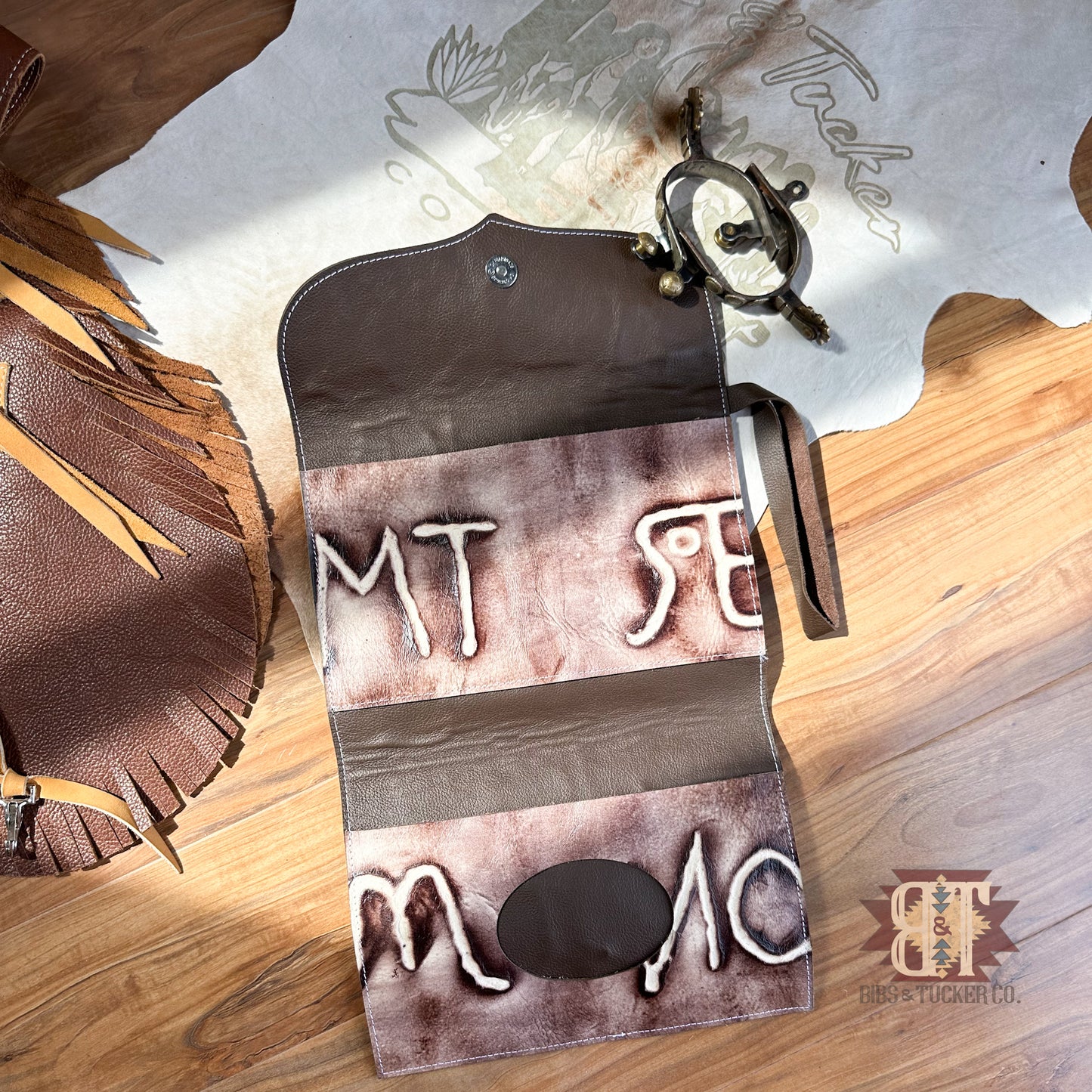 Cowhide Wipe Caddy