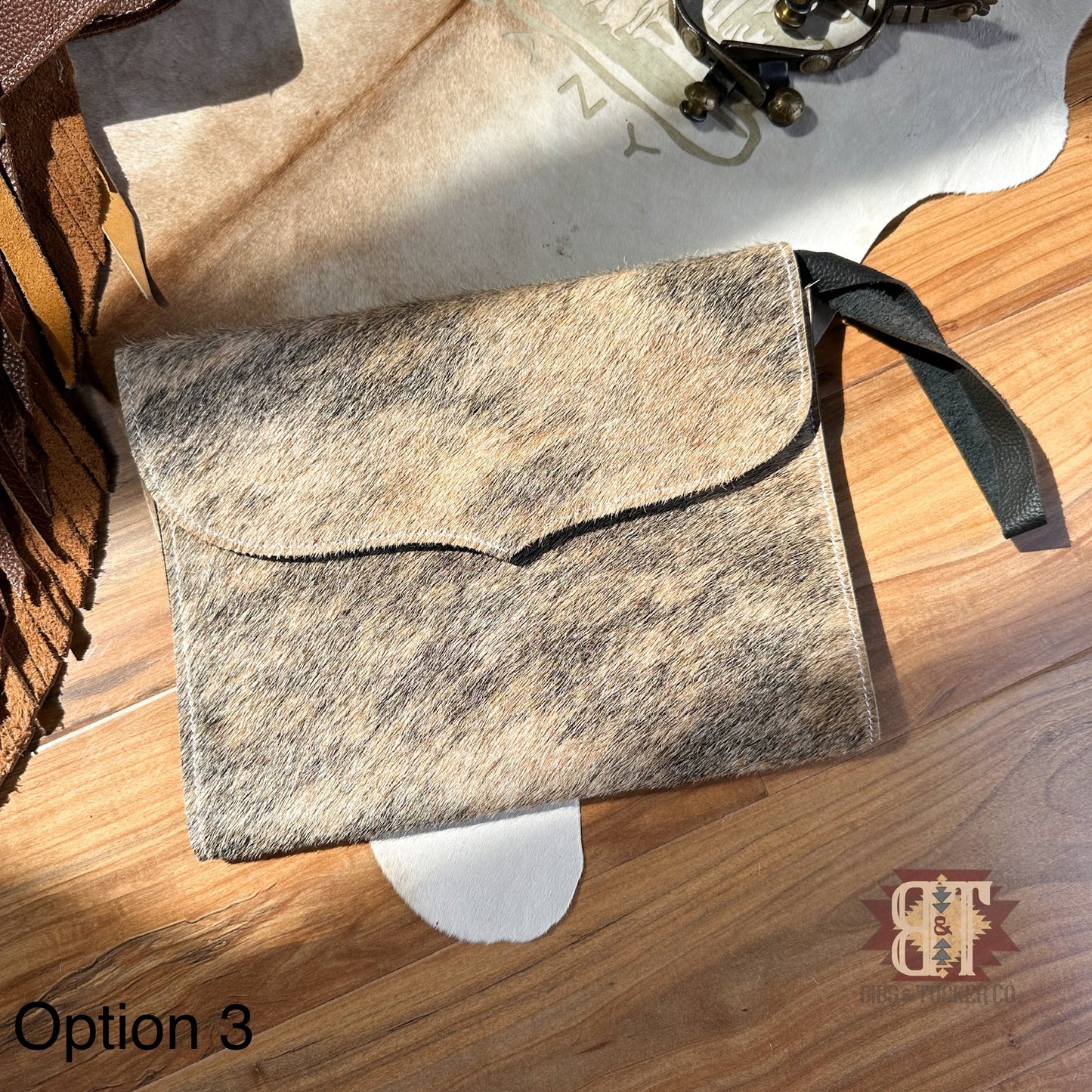 Cowhide Wipe Caddy