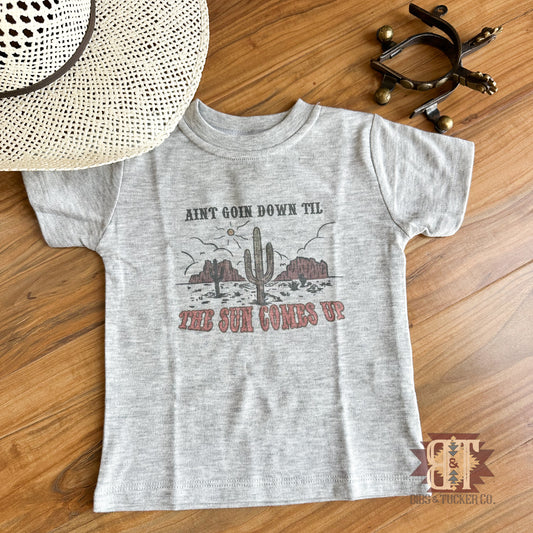 Ain't Goin Down Gray Tee