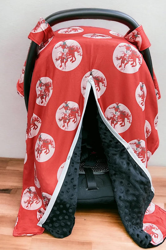 Bronc Rider Car Seat Cover