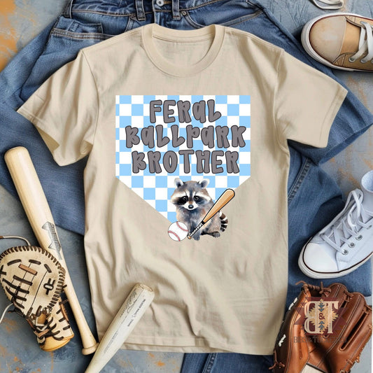 *Feral Ballpark Brother Tee