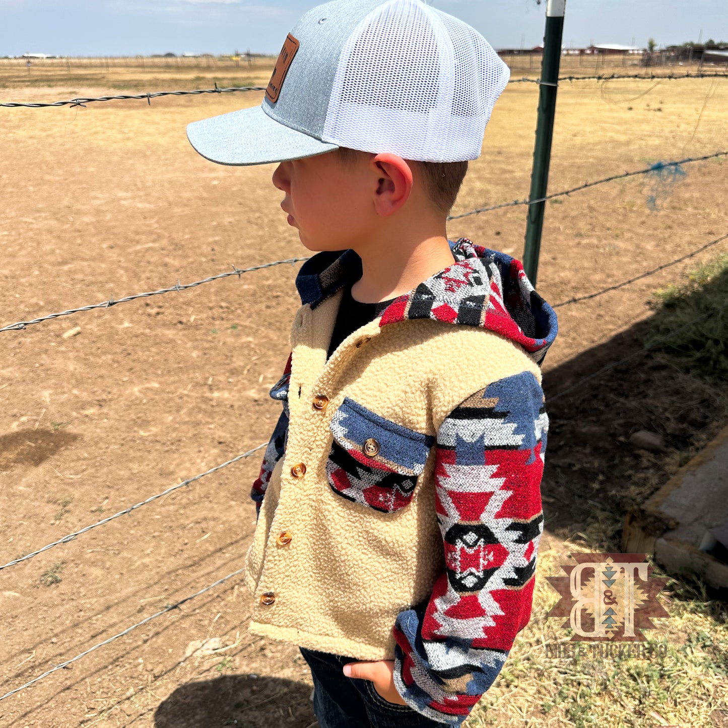 Sherpa Aztec Shacket