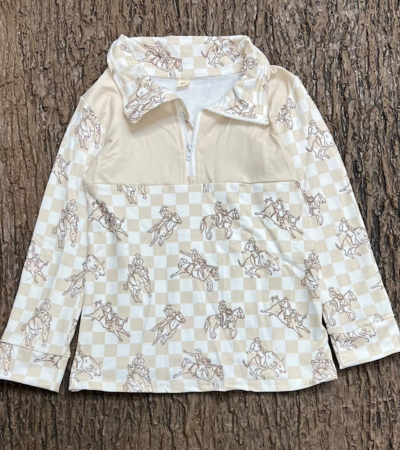 Rodeo Check Pullover