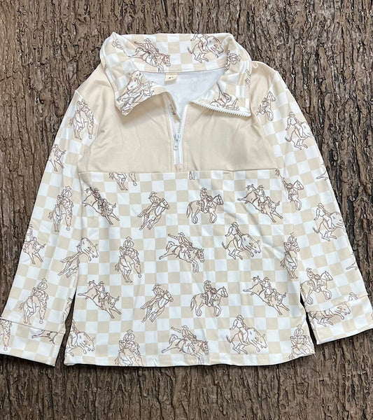 Rodeo Check Pullover