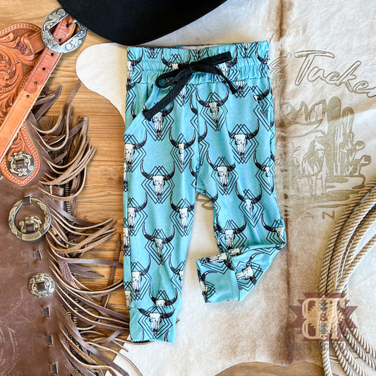 Turqoise Scull Jogger