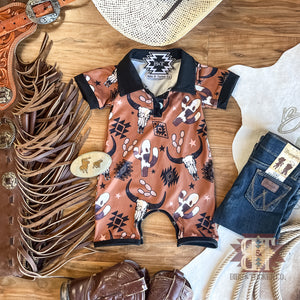 Old West Shorts Romper