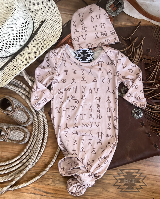 Branded Baby Knot Tie & Cap