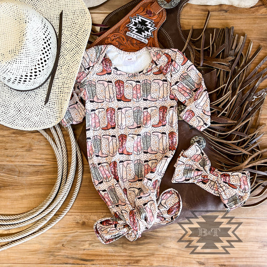 Cowgirl Boots Knot Tie & Bow
