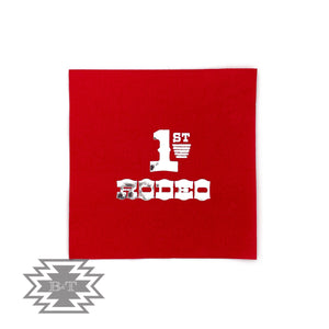 Red 1st Rodeo Napkins (Set Of 20)
