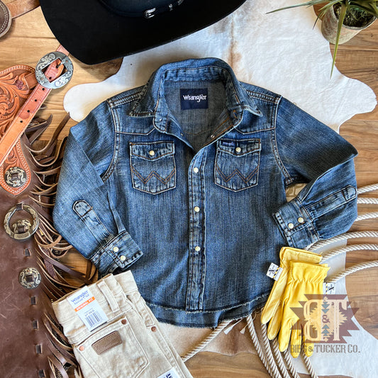 Pearl Snap WRANGLER Button Down