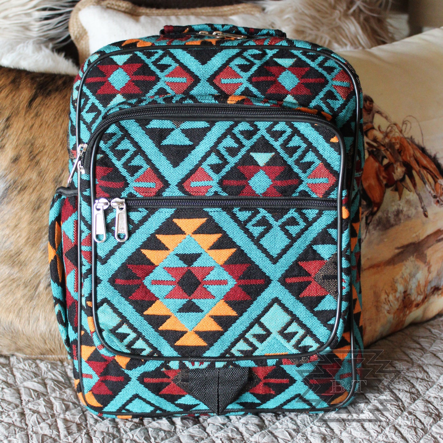 Southwest Backpack - Turquoise