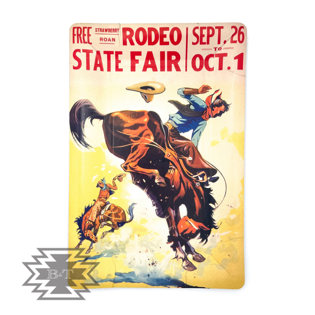 Rodeo Poster Dinner Plates
