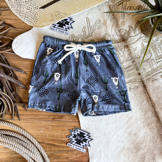 Bull Skull Shorts